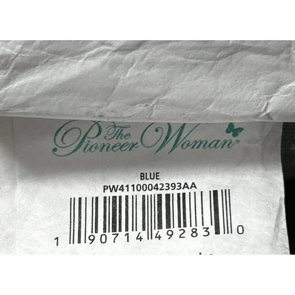 Pioneer Woman Decorative Throw Pillow Holiday Boot Painted Sparkly No INSERT